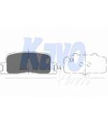 KAVO PARTS - KBP9077 - Колодки тормозные TOYOTA CAMRY (_V30_) 2.4/3.0 01>04/HIGHLANDER 00>07 задние